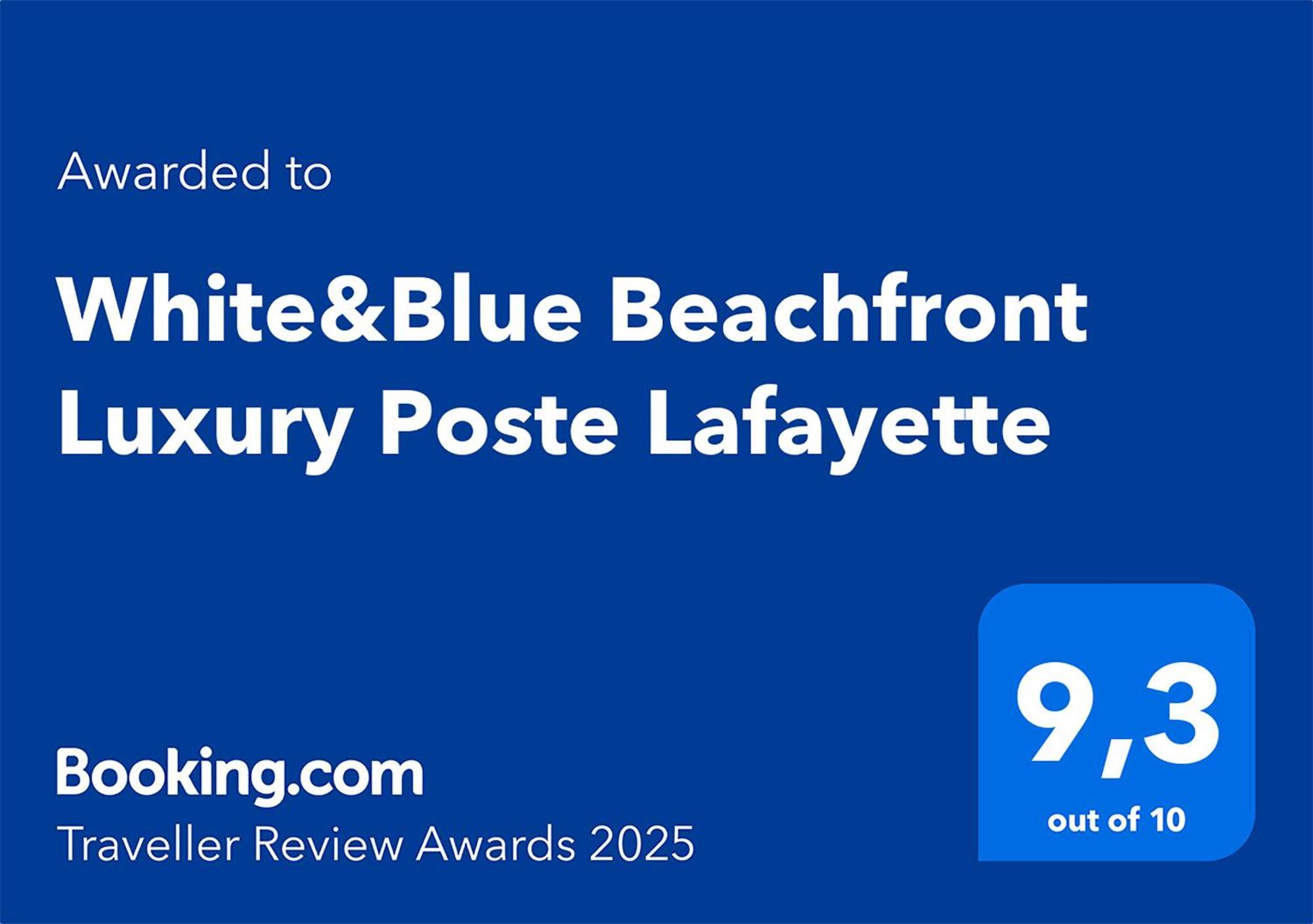 White&Blue Beachfront Luxury Poste Lafayette Dış mekan fotoğraf